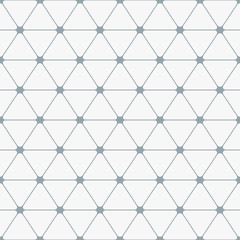 Abstract seamless pattern. Triangles with rounded corners.