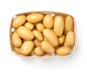 Potatoes Isolated on White Background