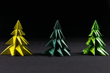 Origami christmas tree