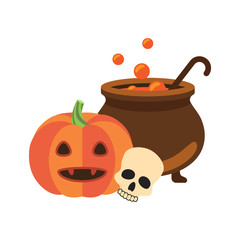 Halloween Promotional Poster Vector Illustration