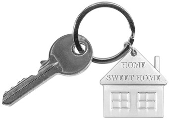  porte-clés home sweet home sur fond blanc 
