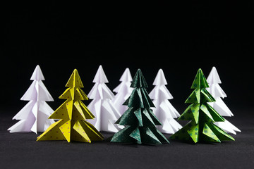 Origami christmas tree