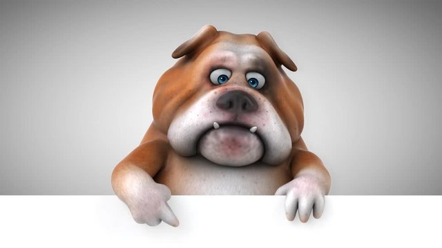 Fun Bulldog - 3D Animation