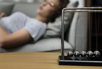 Depressed patient is getting treatment from a psychologist