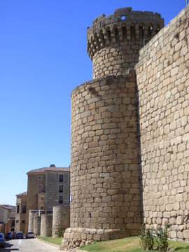Castillo de Oropesa. Pueblo de Toledo, en la comunidad autónoma de Castilla La Mancha (España)