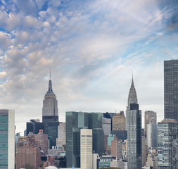 Fototapeta na wymiar Midtown Manhattan skyscrapers, New York City