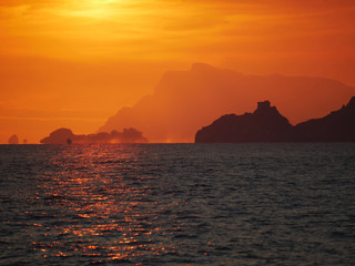Amalfi Coast Sunset