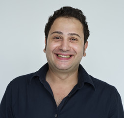Portrait of a happy Middle Eastern man