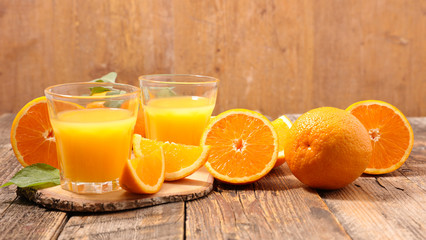 orange and juice