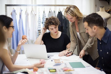 people working in office