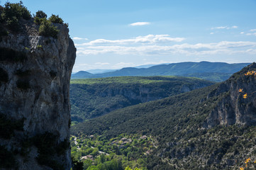 View of Ardeche Gorges