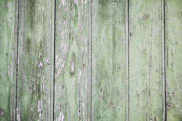 Arrière plan bois peinture verte usée