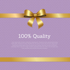 100 Quality Sale Certificate Card Design Ribbon