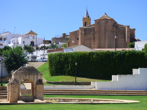 Palos de la Frontera en Huelva (Andalucia, España) Descubrimiento de America de Cristobal Colon