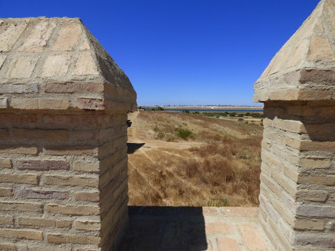Palos de la Frontera en Huelva (Andalucia, España) Descubrimiento de America de Cristobal Colon
