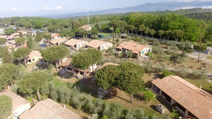 Fototapeta na wymiar Tuscany homes countryside, Italy