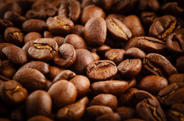 Coffee. Coffee beans background. Coffee background.