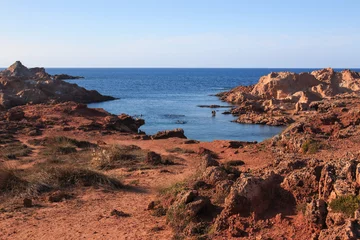 Cercles muraux Cala Pregonda, île de Minorque, Espagne Cala Pregonda - isola di Minorca (Baleari)
