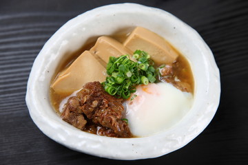 Niku-Dofu Simmered Meat and Tofu 