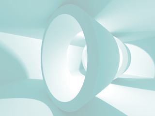 Abstract Modern White Architecture Background