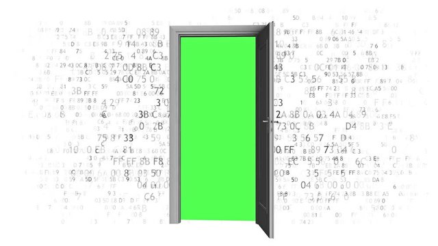 Open source computer code. Door to code