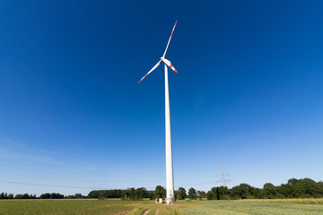 Fototapeta premium Windkraftanlage in Deutschland