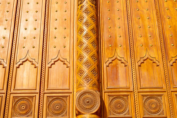 in oman old antique door   texture