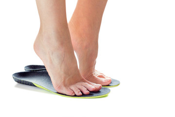 feet and orthopedic insoles