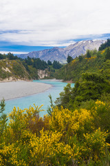 Rakaia Gorge and Southern Alps