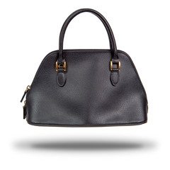 Woman's bag isolated dropping shaddow
