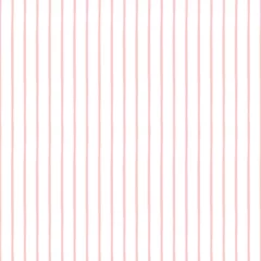 Cercles muraux Rayures verticales Fond de lignes verticales roses douces dans un modèle sans couture de vecteur décoratif couleur bébé délicat