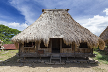 A Traditional house in the Wologai traditional village in East Nusa Tenggara, Indonesia.