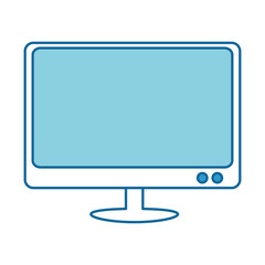 monitor computer isolated icon vector illustration design