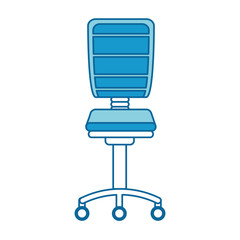 office chair isolated icon vector illustration design