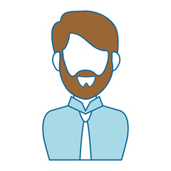 elegant businessman avatar character vector illustration design