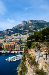 Fototapeta premium Monte Carlo Monaco Boote Hafen
