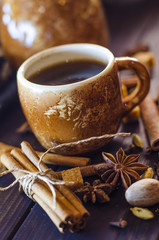 coffee with spices