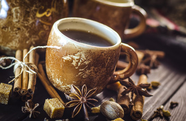 coffee with spices