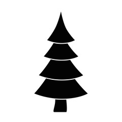 christmas tree isolated icon vector illustration design