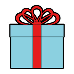 gift box present icon vector illustration design