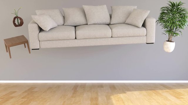Zero Gravity Sofa in living room
