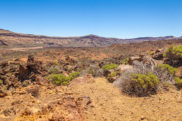 Teide National Park caldera Tenerife island