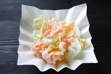 colorful shrimp crackers 