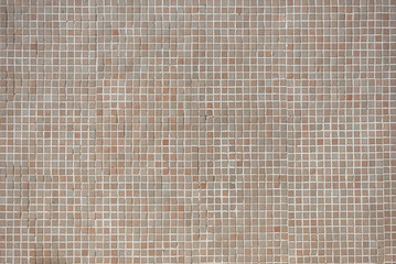 Pared de teselas color beige