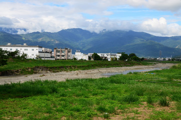 Fototapeta na wymiar Countryside scenery in Taitung County, Taiwan