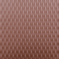 close up brown plastic weave furniture