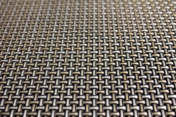 Black, gold and silver color wicker texture background