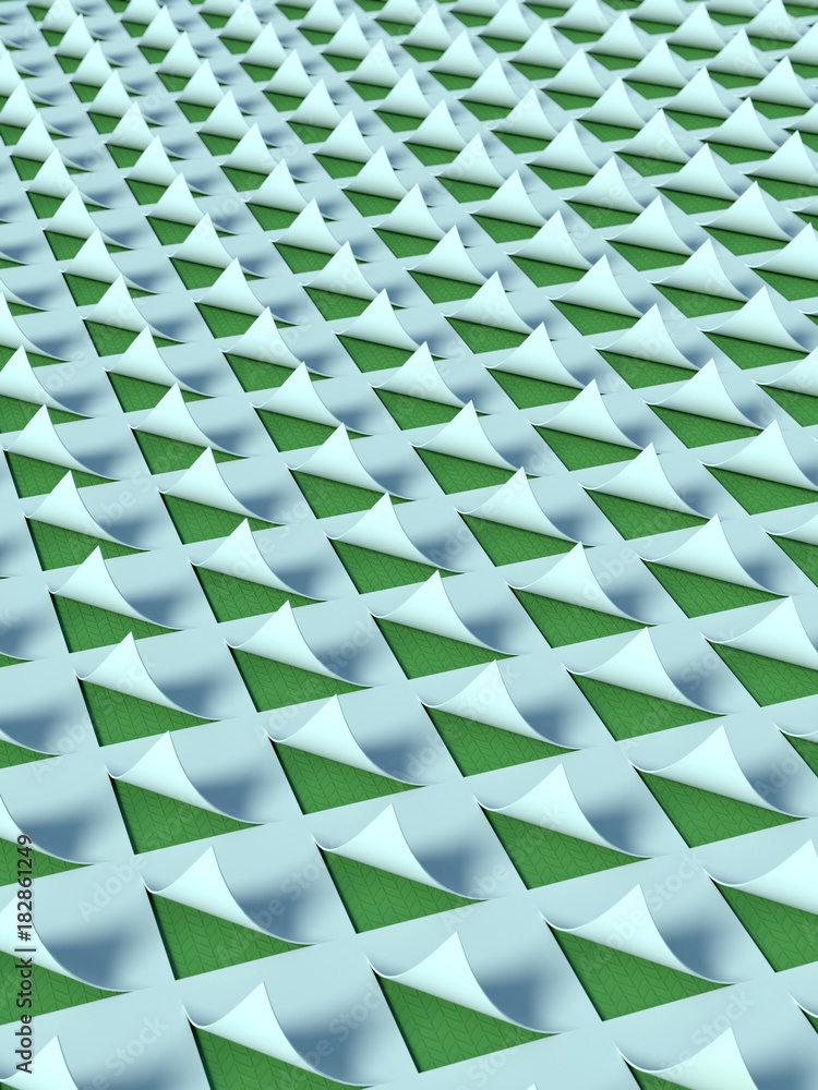 Aufkleber Abstract texture surface pattern. 3d rendering
