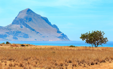 Monte Cofano mount, Macari, Sicily, Italy