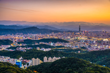 Taipei, Taiwan Skyline